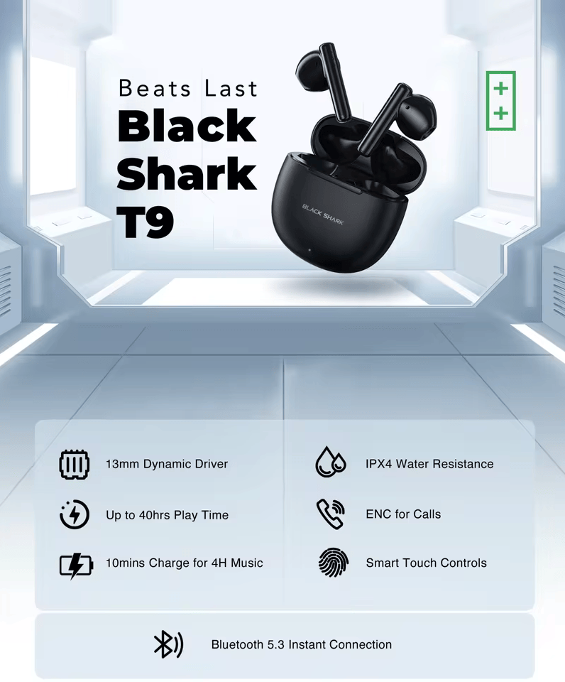 Black Shark T9 Écouteurs Sans Fil